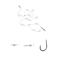 Daiwa Rig Boat Crossbead RBCB33 Hazır Takım - Daiwa