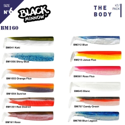 Fiiish Black Minnow BM200/6 2X Gövde Silikon Yem - Fiiish