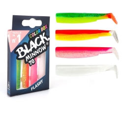 Fiiish Black Minnow BM70/1 4X Color Box Silikon Yem - Fiiish