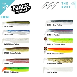 Fiiish Black Minnow BM90/2 3X Gövde Silikon Yem - Fiiish