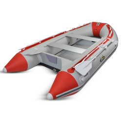 Fishika 370cm Kırmızı Alüminyum Taban Omurgalı Şişme Bot - Fishika