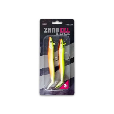 Fujin Zand Eel 11cm 7gr ve 14gr Double Body ve Jig Head Silikon Yem - 3