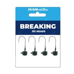 Hanfish Breaking Green 5gr Jig Head - Hanfish