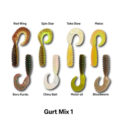 Hanfish Gurt 6cm Mix-1 Silikon Yem - 1