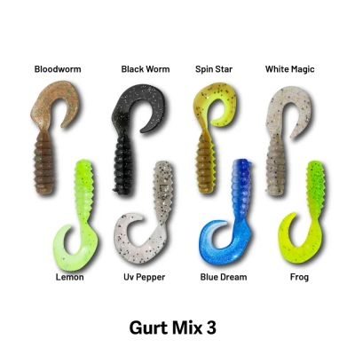 Hanfish Gurt 7cm Mix-3 Silikon Yem - 1