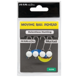 Hanfish Moving Ball Glow #8 Mafsallı Jig Head - Hanfish