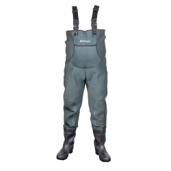 Remixon Neopren Yeşil PVC Bot Tulum Çizme - Remixon