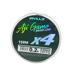 Ryuji Aji Game 4B Dark Green 150m İp Misina - Ryuji