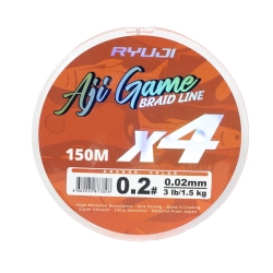 Ryuji Aji Game 4B Orange 150m İp Misina - Ryuji