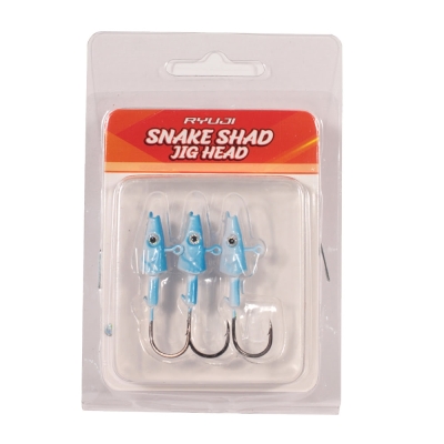 Ryuji Snake Shad #3/0 14gr Jig Head - 3
