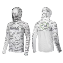 Ryuji UV Performance Fish Wave Boyunluklu T-Shirt - Ryuji