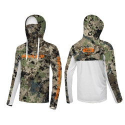 Ryuji UV Performance Hoodie Shirt+Neck Camo Boyunluklu T-Shirt - Ryuji