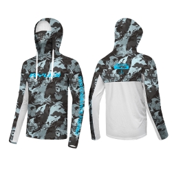 Ryuji UV Performance Hoodie Shirt+Neck Dark Tide Boyunluklu T-Shirt - Ryuji