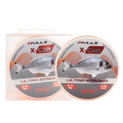 Ryuji X-Cast Surf Orange 300m Monofilament Misina - Ryuji