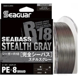 Seaguar R18 Seabass 8B Stealth Gray 150m İp Misina - Seaguar