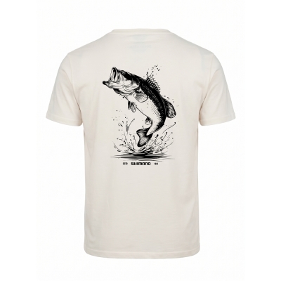 Shimano Beige Seabass T-Shirt - 3