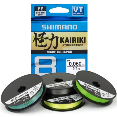 Shimano Kairiki 8B Mantis Green 150m İp Misina - 1