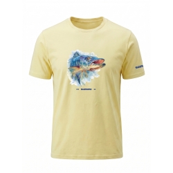 Shimano Yellow Pike T-Shirt - Shimano