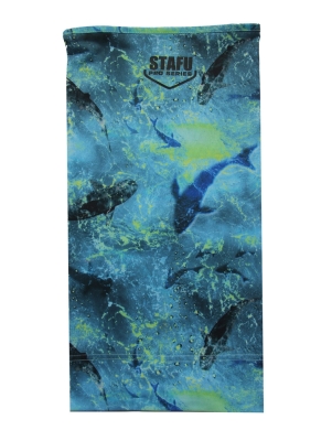 Stafu Pro Bogeyman Shark Blue Lime Bandana - 2