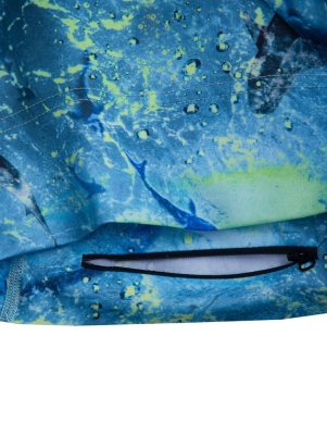 Stafu Pro Bogeyman Shark Blue Lime Bandana - 5