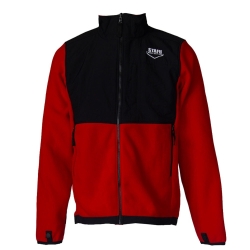 Stafu Pro Indus Kırmızı Siyah Polar Ceket - Stafu Pro